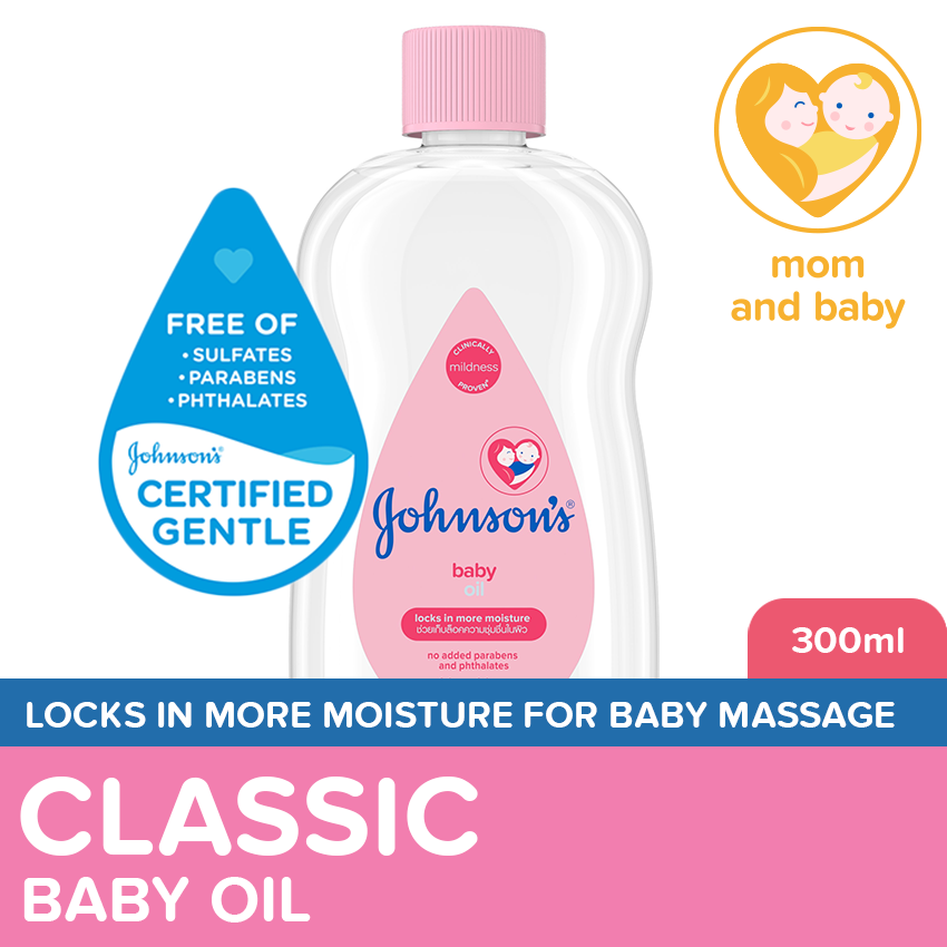 Johnson's Baby Oil 300ml