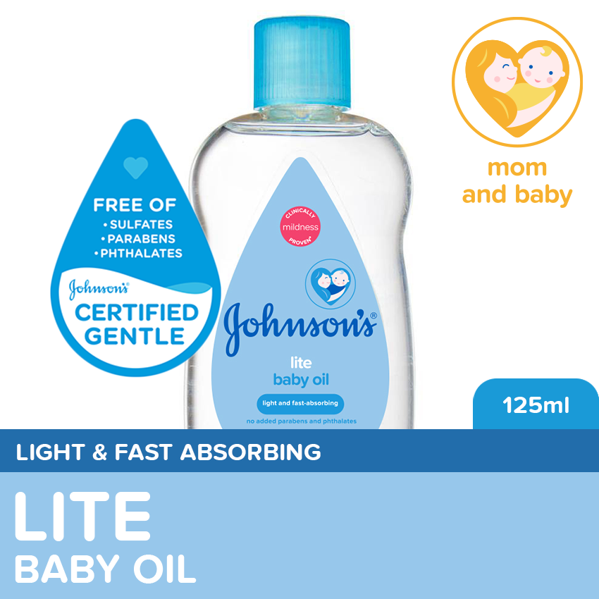 Johnson's Baby Oil Lite 125ml
