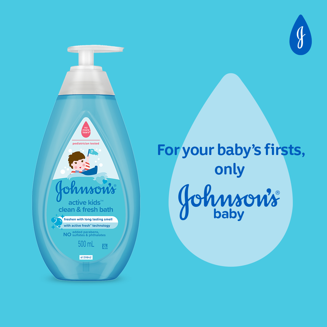 Johnson's Active Kids Clean & Fresh Bath 200ml