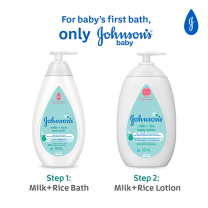 Johnson's Milk+Rice Bath 600ml Refill