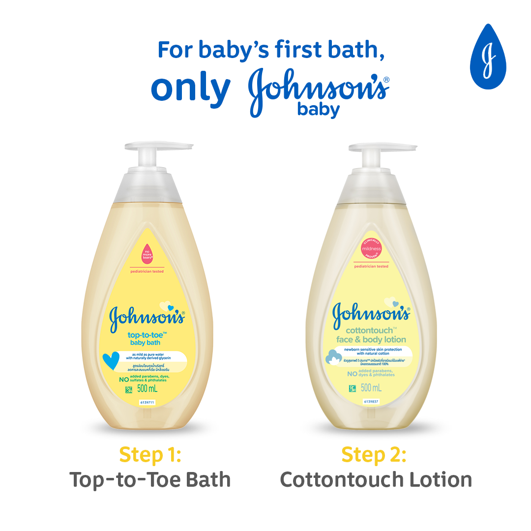Johnson's Top-to-Toe Baby Bath 500ml
