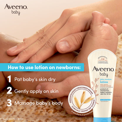 Aveeno Baby Daily Moisture Wash & Shampoo 100ml