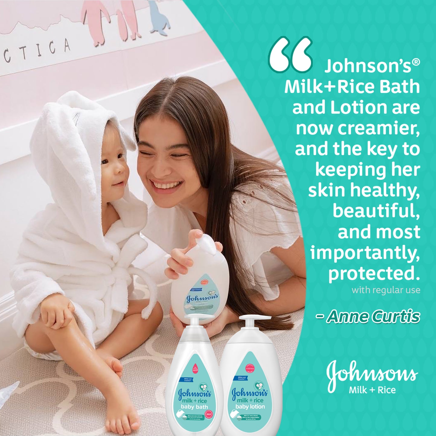 Johnson's Milk+Rice Lotion 50ml