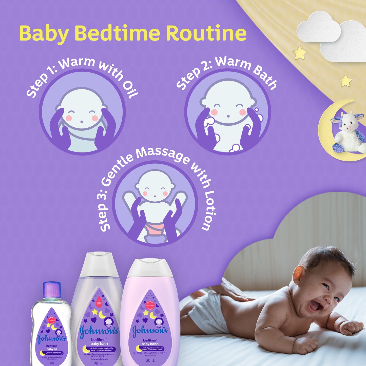 Johnson's Bedtime Baby Bath 200ml