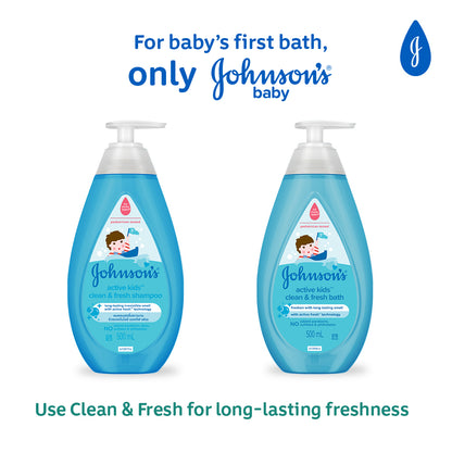 Johnson's Active Kids Clean & Fresh Bath 200ml