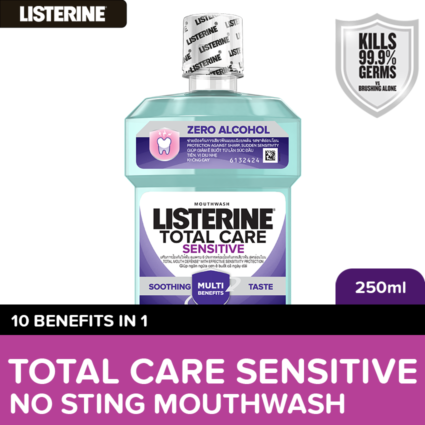 Listerine Total Care Sensitive Mouthwash 250ml