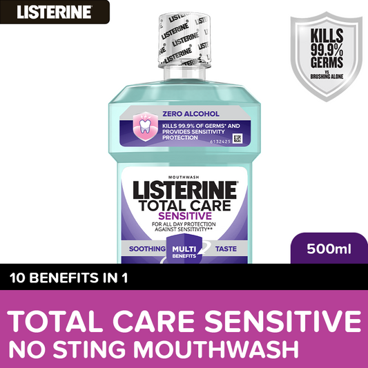 Listerine Total Care Sensitive Mouthwash 500ml