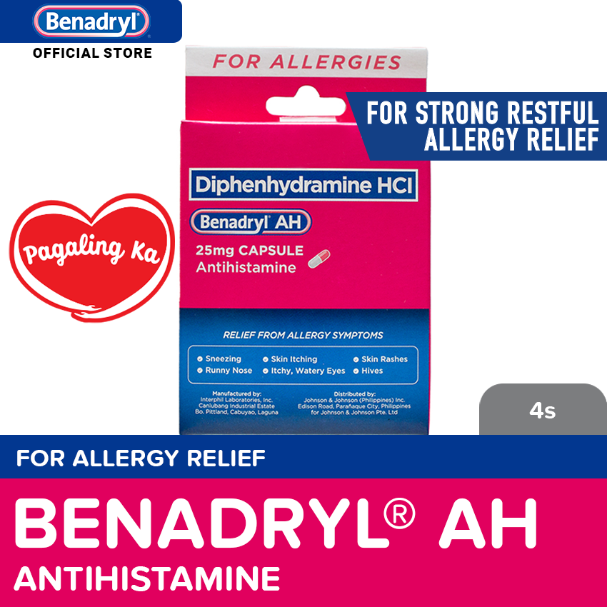Benadryl AH 25mg 4s