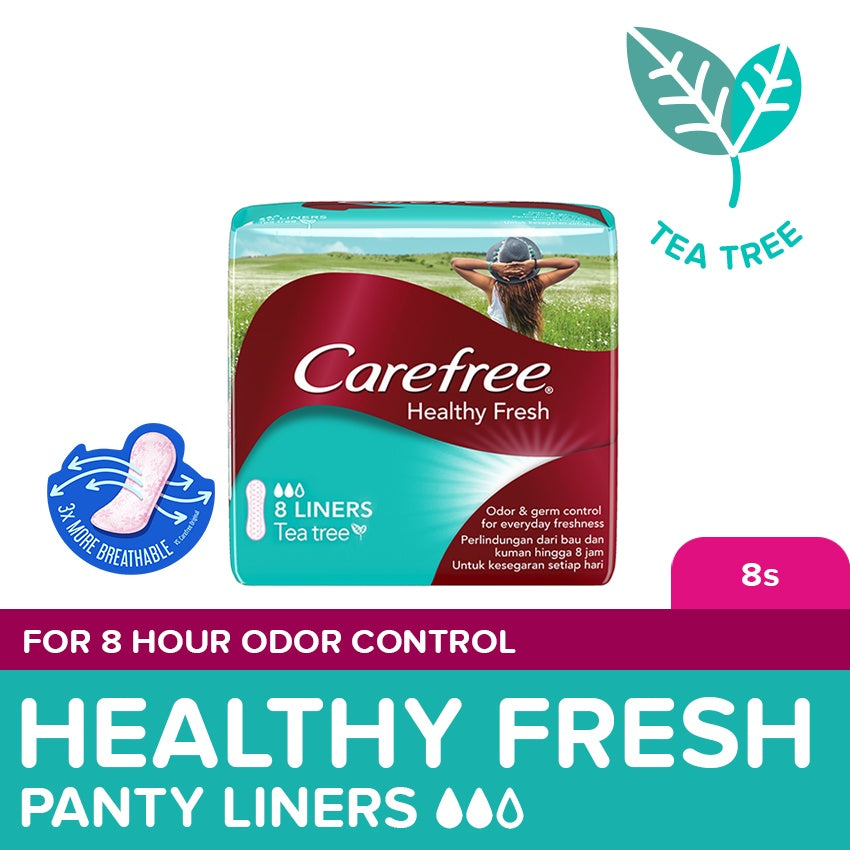 CAREFREE Healthy Fresh Panty Liners 8s