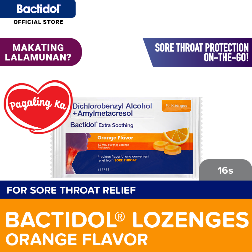 Bactidol ES Lozenge Orange 16s