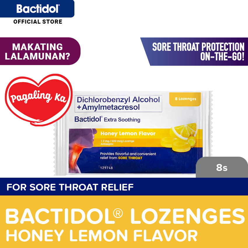 Bactidol ES Lozenge HLEM 8s