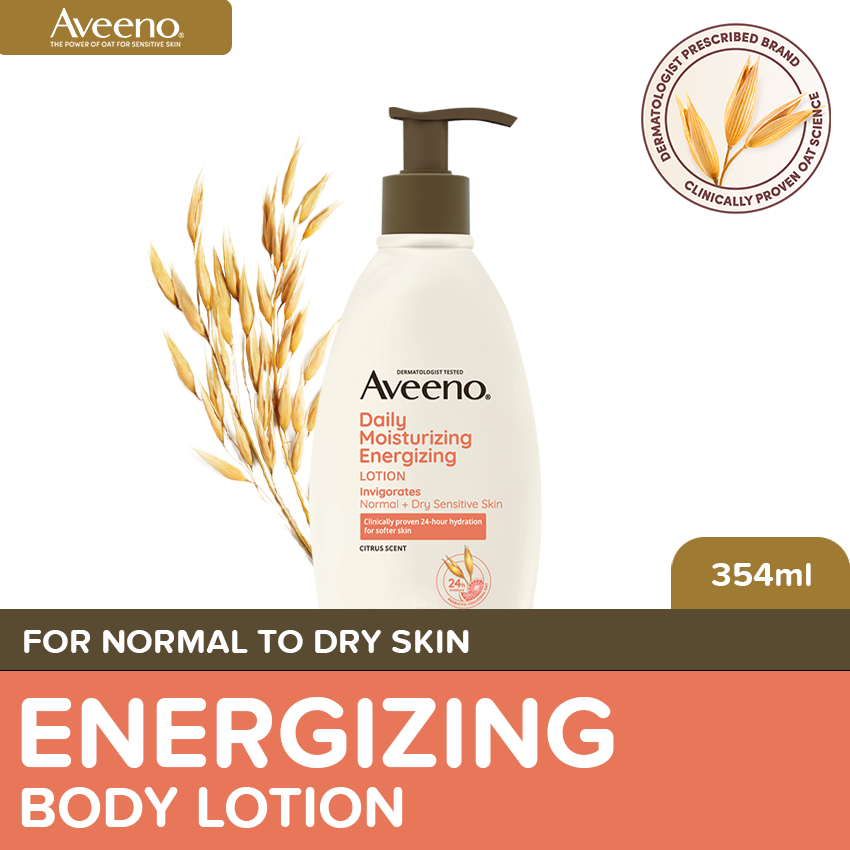 Aveeno Energizing Lotion 354ml