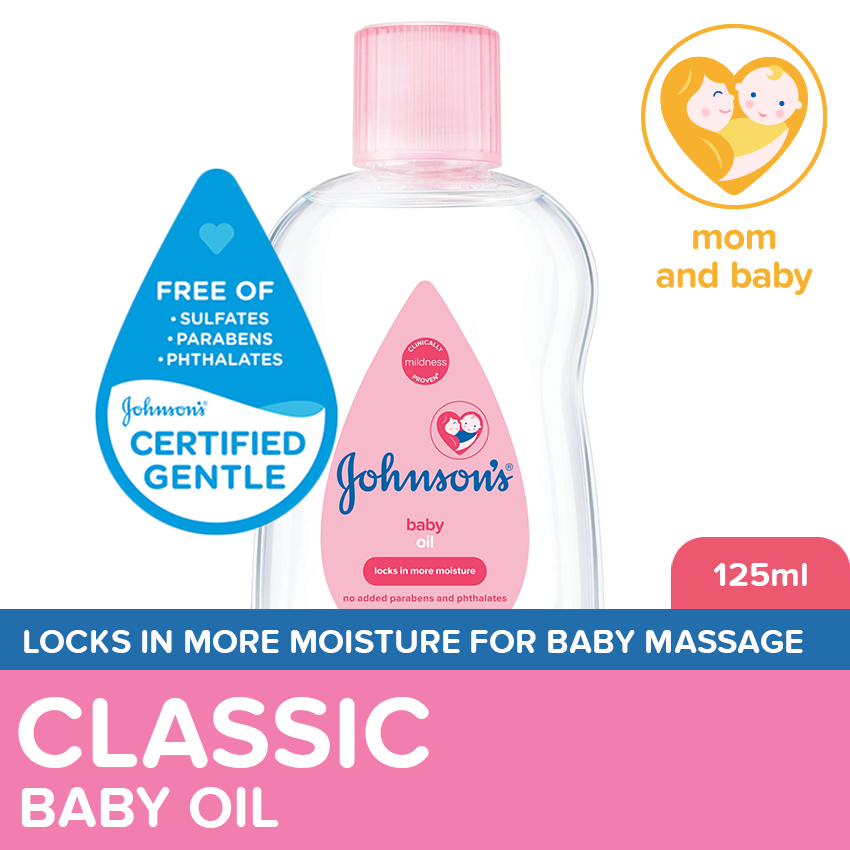 Johnson's Baby Oil 125ml