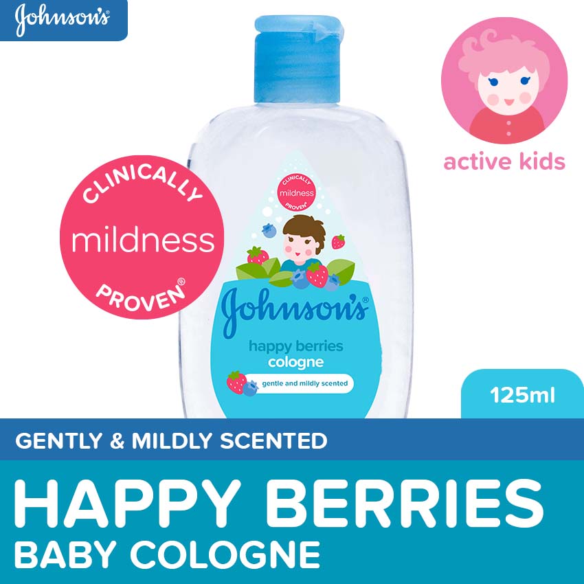 Johnson's Baby Cologne Happy Berries 125mL
