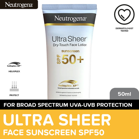 Neutrogena Ultra Sheer Dry-Touch Face Sunscreen SPF50 50ml