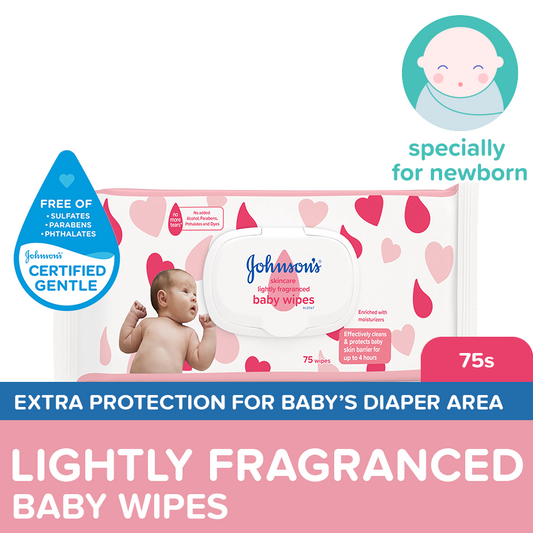 Johnson's Baby Skincare Wipes 75s