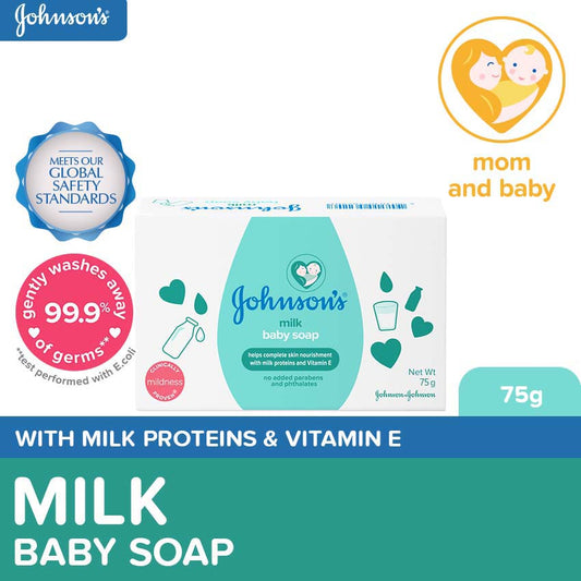 Johnson's milk baby soap 75g