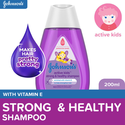 Johnson's Active Kids Strong & Healthy Shampoo 200ml