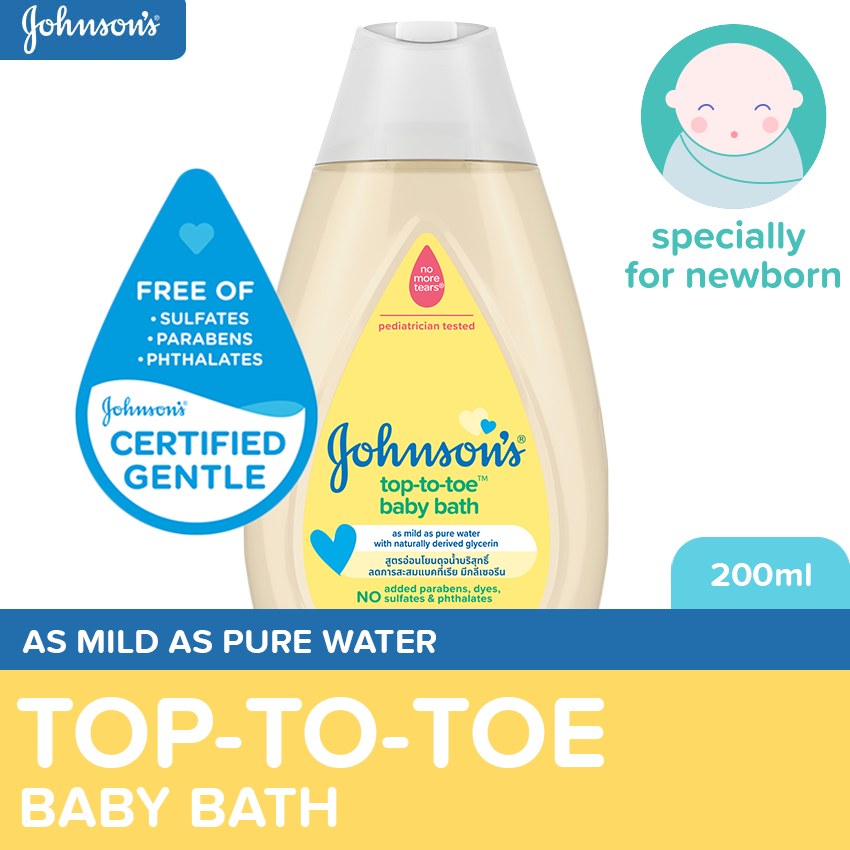 Johnson's Top-to-Toe Baby Bath 200ml