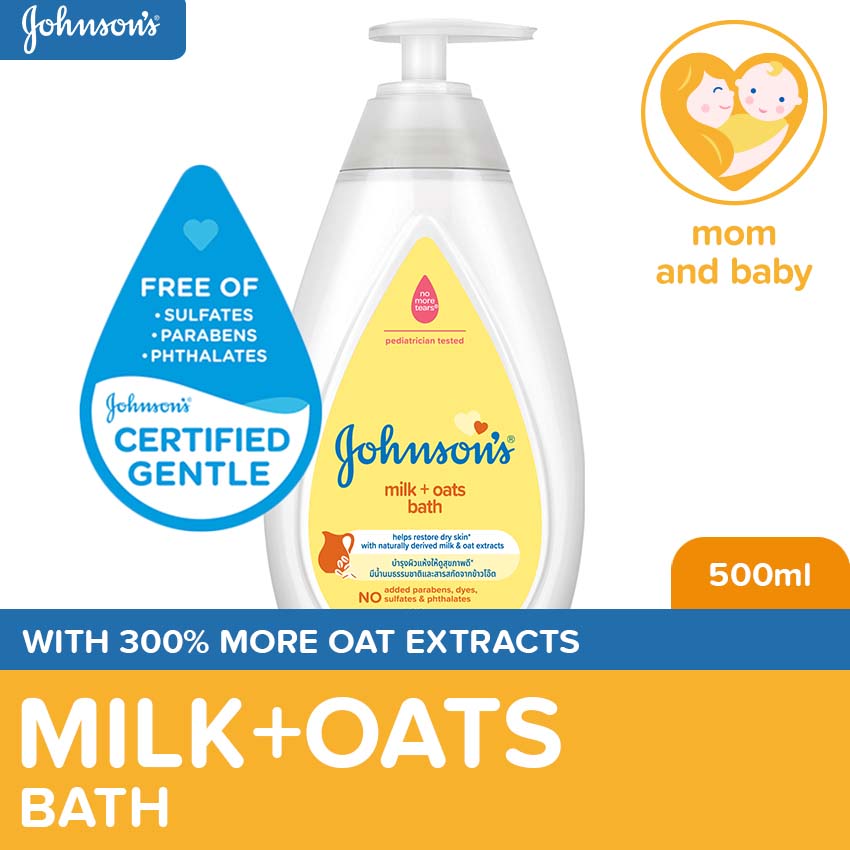 Johnson's Milk+Oats Bath 500ml