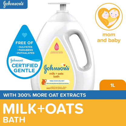 Johnson's Milk+Oats Bath 1000ml