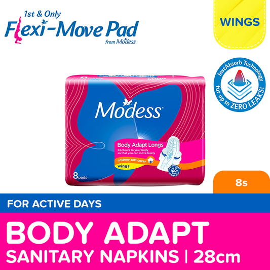 Modess Body Adapt Longs Maxi 8s