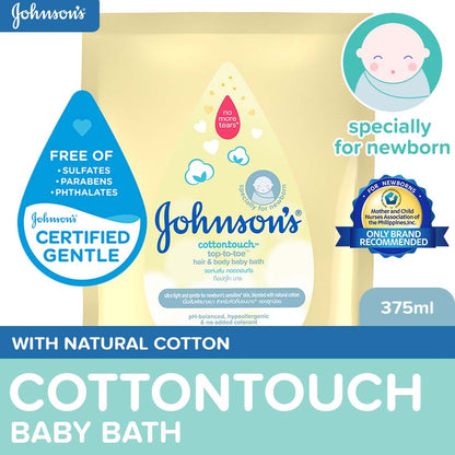 Johnson's CottonTouch Wash 375ml Refill
