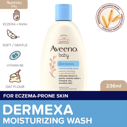 Aveeno Baby Dermexa Moisturizing Wash 236ml