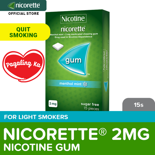 Nicorette Menthol Mint Gum 2 mg 15s
