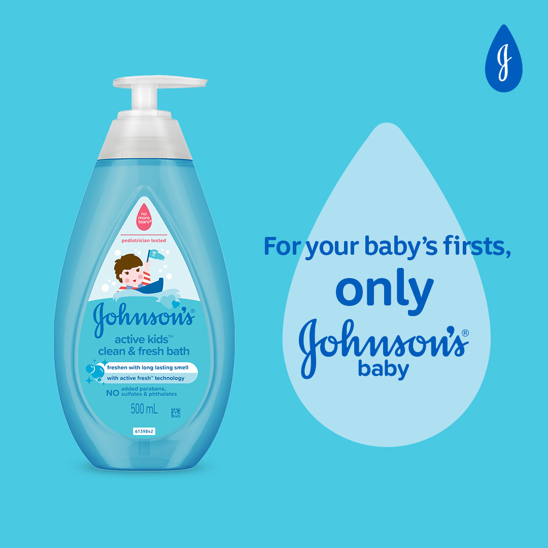 Johnson's Active Kids Clean & Fresh Bath 200ml